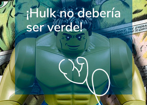 ¡Hulk no debería ser verde!