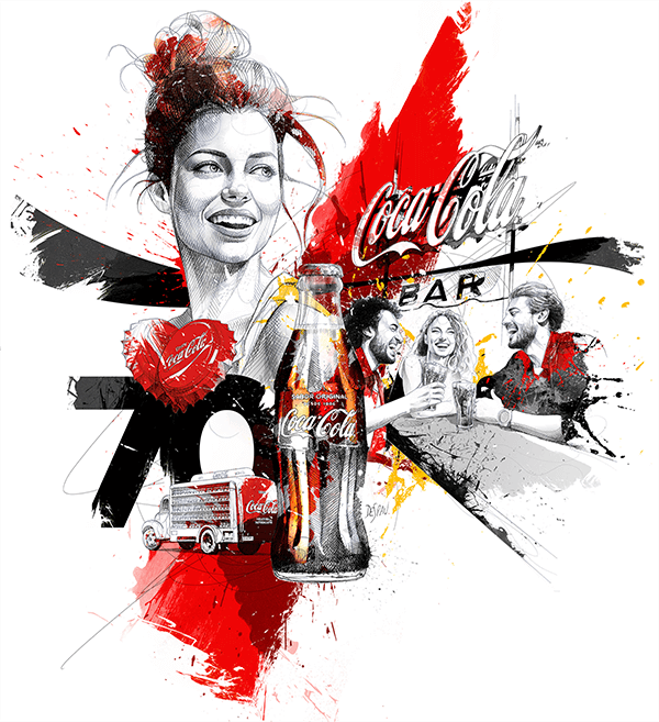 ilustracion coca cola