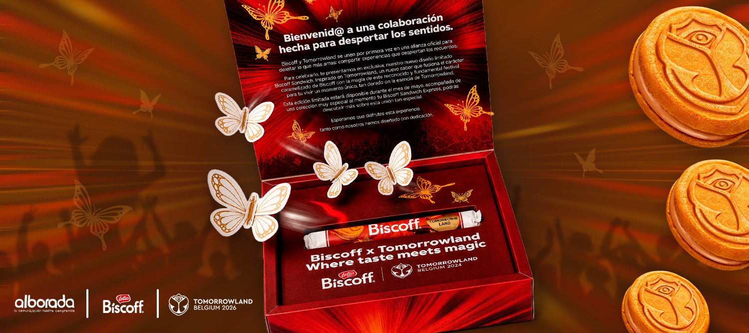 packaging creativo para lotus biscoff