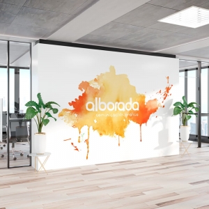 Vinilo de pared interior para decoración y publicidad