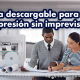 guía descargable impresión sin imprevistos