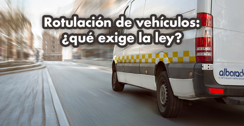 rotulación de vehículos para empresas